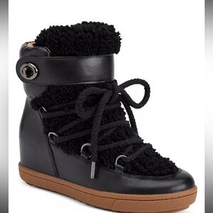 Coach Monroe shearling boots